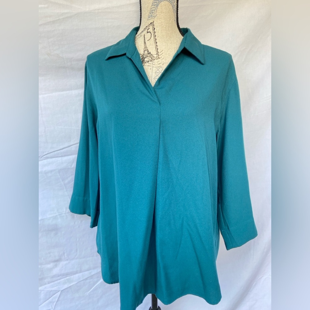 Uniqlo Teal Blouse for Women